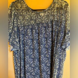 Plus size dress blouse